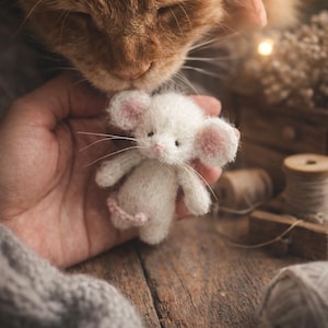 PATTERN PDF, Tiny knitting Mouse, 12cm, stuffed animal soft toy, knitted chart