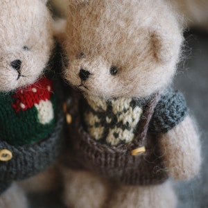 Teddy Bear, knitting PATTERN PDF, knitted animal toy, 23cm, knit cute bear, knitting tutorial image 5