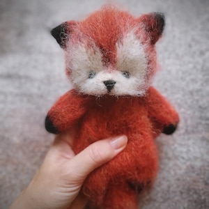 FOX knitting PATTERN pdf, Knitted animal toy tutorial image 7