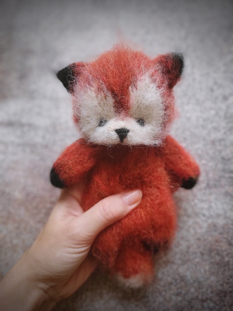 FOX knitting PATTERN pdf, Knitted animal toy tutorial image 7