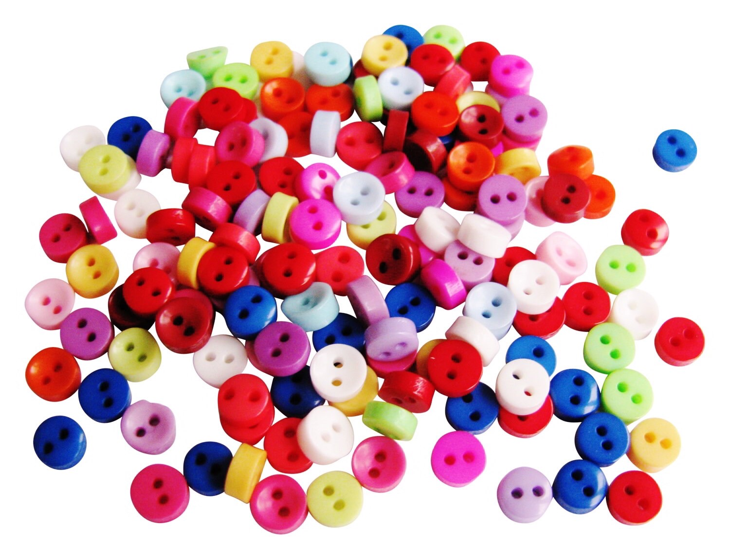 8 Mm Mini-Knöpfe In Blumenform, 20 Stück – Bunte Puppenknöpfe Zum Basteln