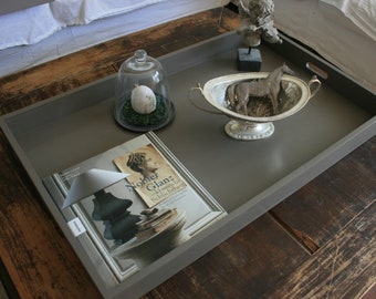 Large country house tray 80 cm x 50 cm