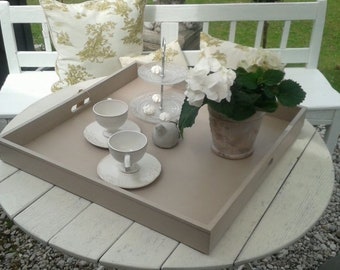 Large country house tray 70 cm x 70 cm