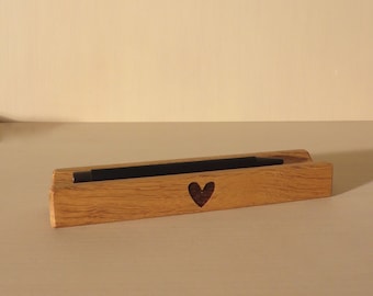 Pen shell / pen tray / pen holder with heart