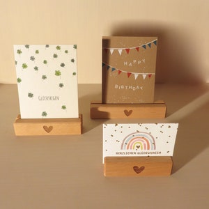 Porte-cartes avec coeur