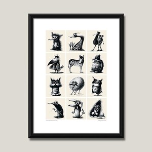 Stampa artistica/poster "Table Zoo 2"