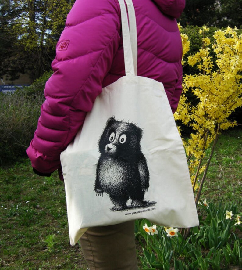 Shopping bag jute bag Little Bear image 2