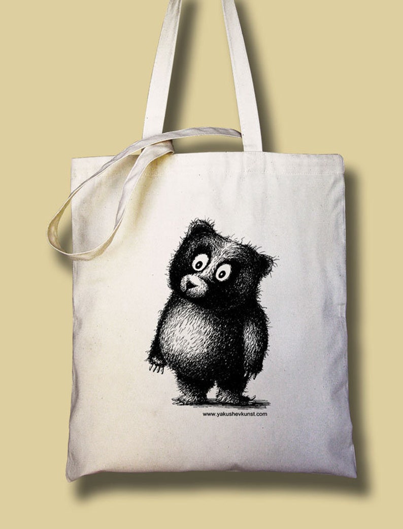 Shopping bag jute bag Little Bear image 1