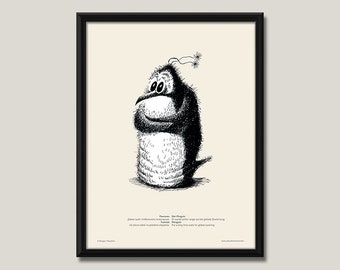 Kunstdruck / Poster "Pinguin""Penguin"