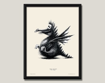 Art print / poster "The Dragon"