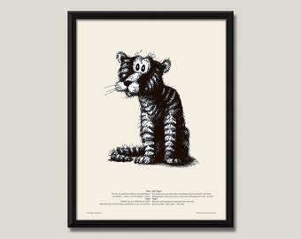 Art print / poster "Tiger".