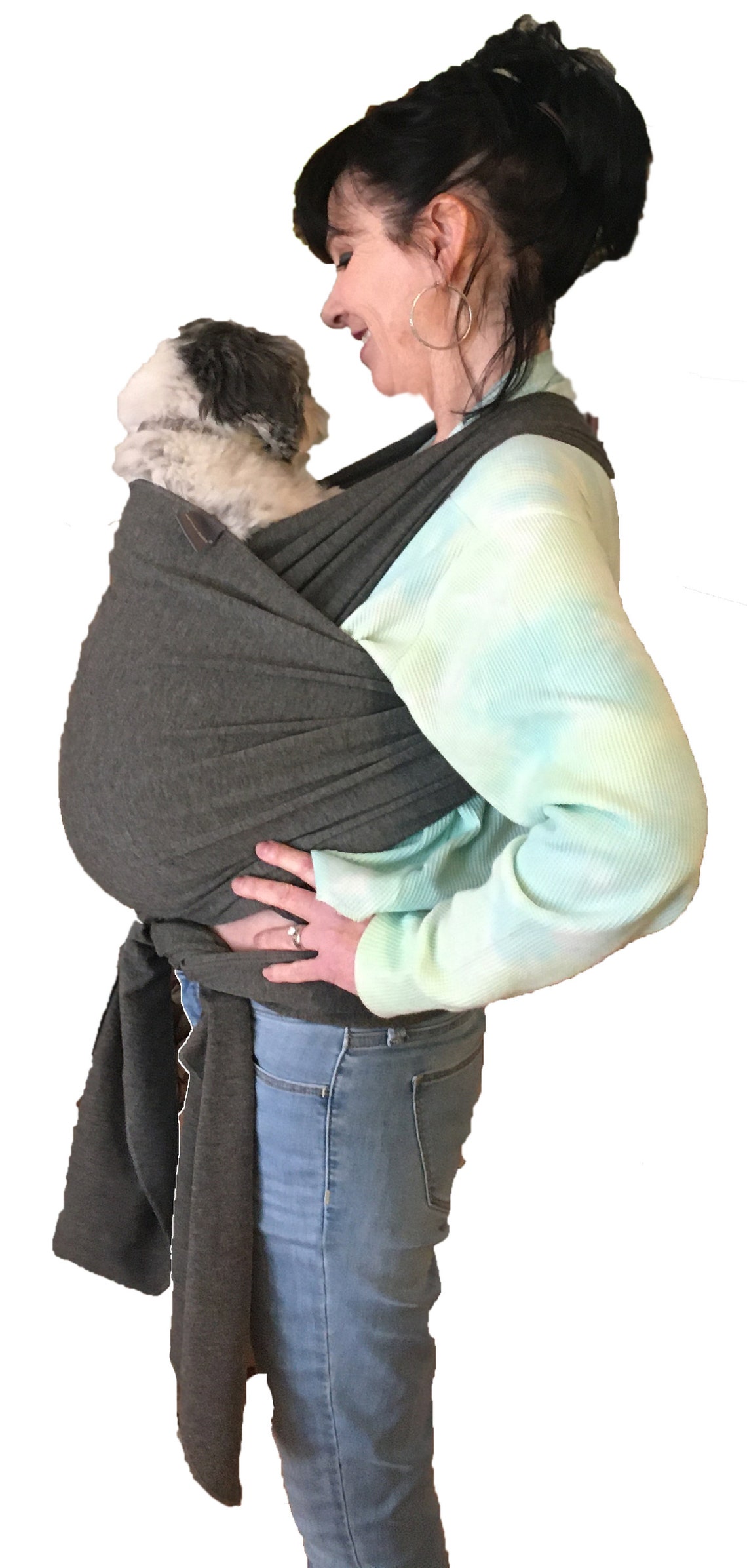 Puppy Pouch Pet Carrier Sling Front Adjustable Hands Free Etsy