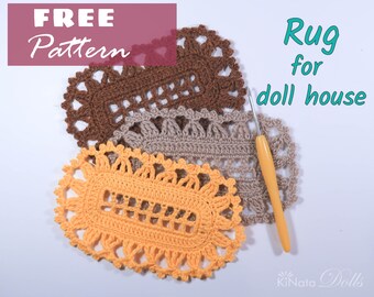 Free PATTERN: Rug for doll house. Pattern in PDF