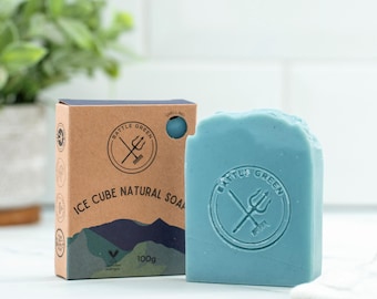 Menthol Natural Soap Bar 100g - Vegan Friendly Handmade Soap