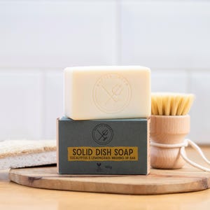 Citron- och eukalyptusdiskmedel: Miljövänlig kökssåpa (165 g)