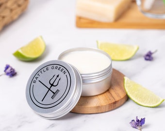 Violet & Bergamot Natural Deodorant Balm 100g Tin -  Plastic Free Deodorant - Zero Waste Vegan Deodorant - Deodorant Cream