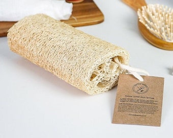 Natuurlijke Loofah Luffa - Eco-vriendelijke Loofah Sponge Luffa Sponge - Exfoliërende spons - Badspons - Loofah Scrubber