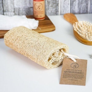 Natural Loofah Luffa Eco Friendly Loofah Sponge Luffa Sponge Exfoliating Sponge Bath Sponge Loofah Scrubber image 1