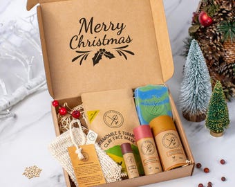 Christmas Themed Natural Beauty Hamper Gift Set
