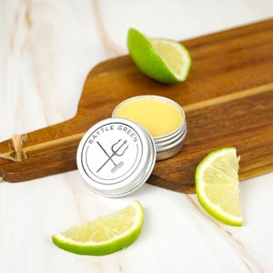 Lime Lip Balm: Organic Vegan Zero Waste Tin (15g)