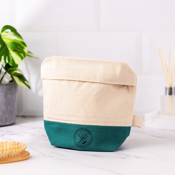 Organic Cotton Wash Bag Eco Friendly Makeup Bag Toiletry Pouch Natural Canvas Travel Bag Etsy UK