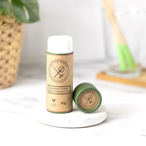 Natural Deodorant Balm Grapefruit & Mint | Vegan friendly and plastic free in a choice of scents
