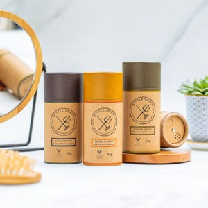 Natural Dry Shampoo Powder – Vegan, Plastic-Free, Refillable – Multiple Scents Available