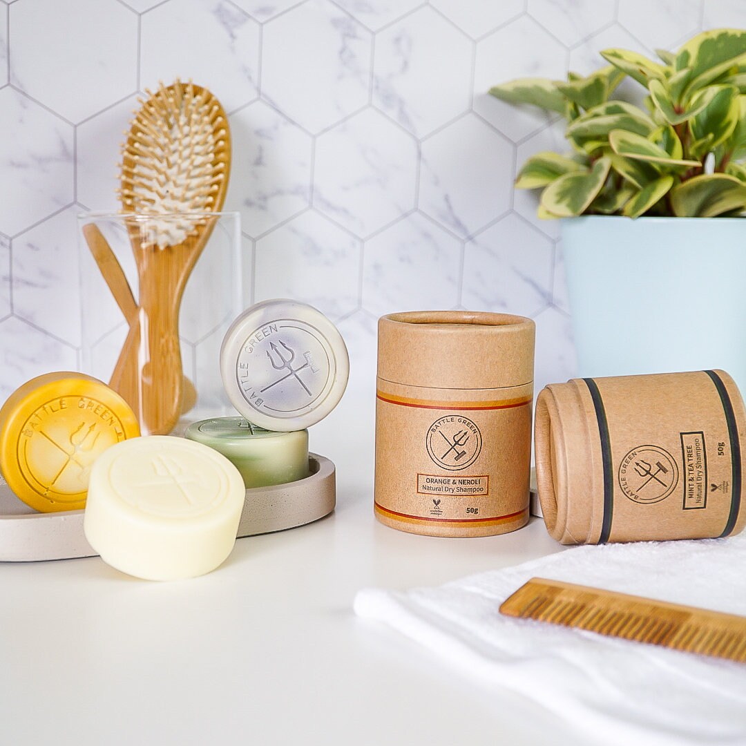 Natural Vegan Shampoo Bar Citrus in Tin Solid Vegan Etsy