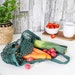 Cotton Shopping Bag (Short Handle) - GOTS Certified Organic Cotton Grocery Bag For Fruit and Vegetables 