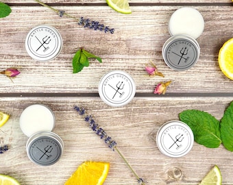 Mini latas de desodorante natural de 20 g - Desodorante vegano sin plástico en múltiples aromas