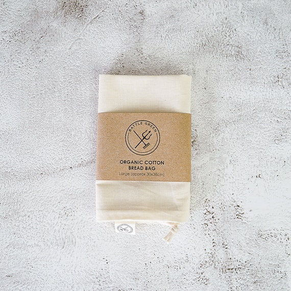 Organic cotton bread bag sale