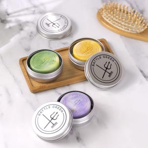 Natural Shampoo Bars in Tin 55g - Vegan Friendly with Multiple Scents Available