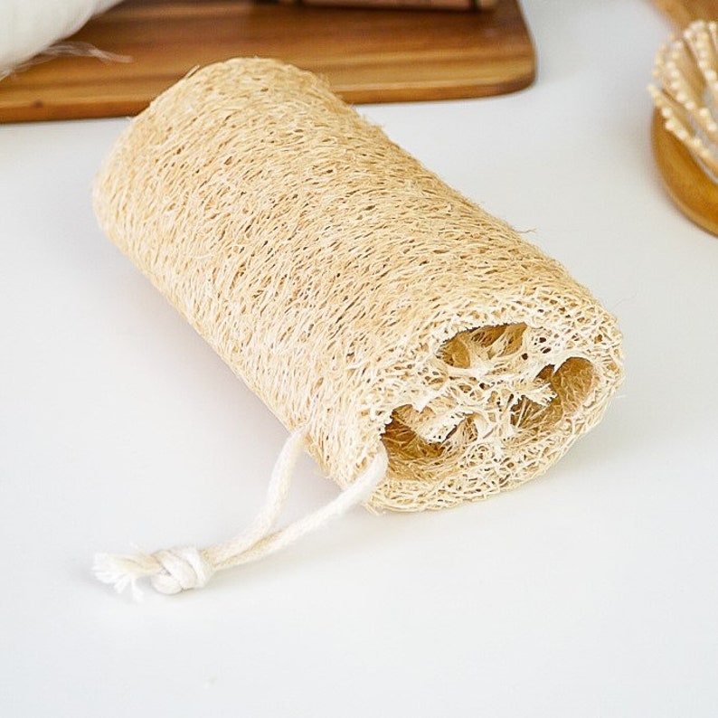 Natural Loofah Luffa Eco Friendly Loofah Sponge Luffa Sponge Exfoliating Sponge Bath Sponge Loofah Scrubber image 3