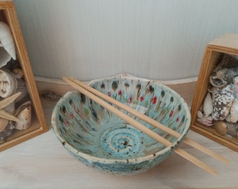 hand made noodle bowl