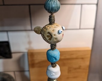 Handgemachte hängende Kugelfisch-Dekoration