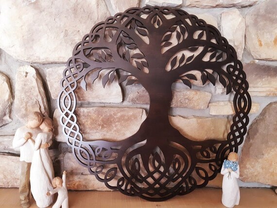 Celtic Tree Of Life Large Laser Cut Wooden Wall Art With - Tree Of Life Wall Decor Ideas Celtic Tree Of Life Large Laser Cut Wooden Wall Art With - Tree Of Life Wall Decor Ideas