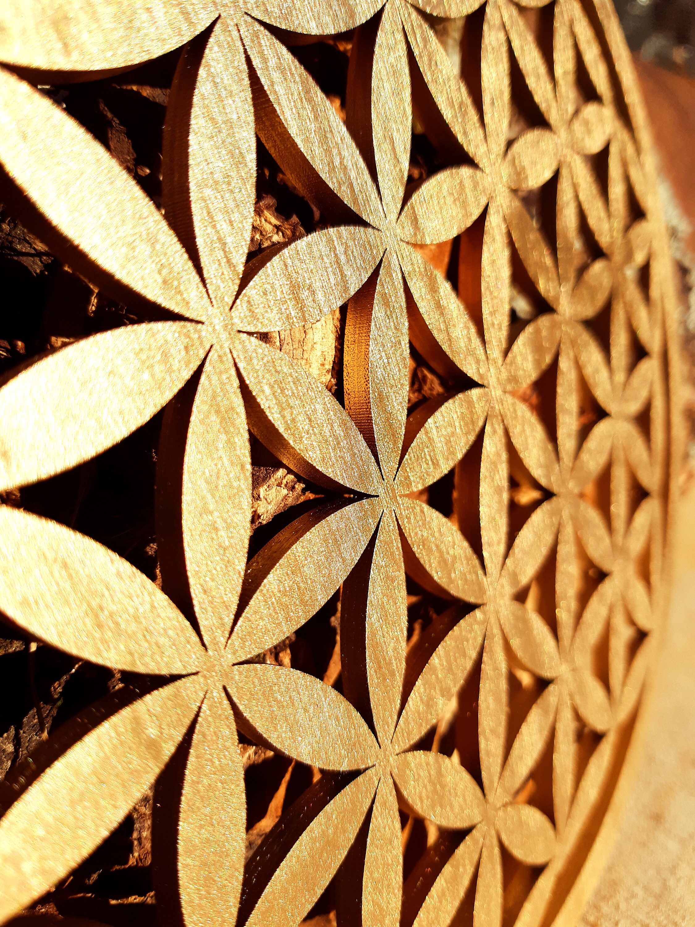 Tablas De Madera Para Decoracion Pared Cuadro Flor De La Vida Madera - Geometría Sagrada, 10 Cm, Decoración Yoga Y Meditación Regalo Zen Geometría Sagrada