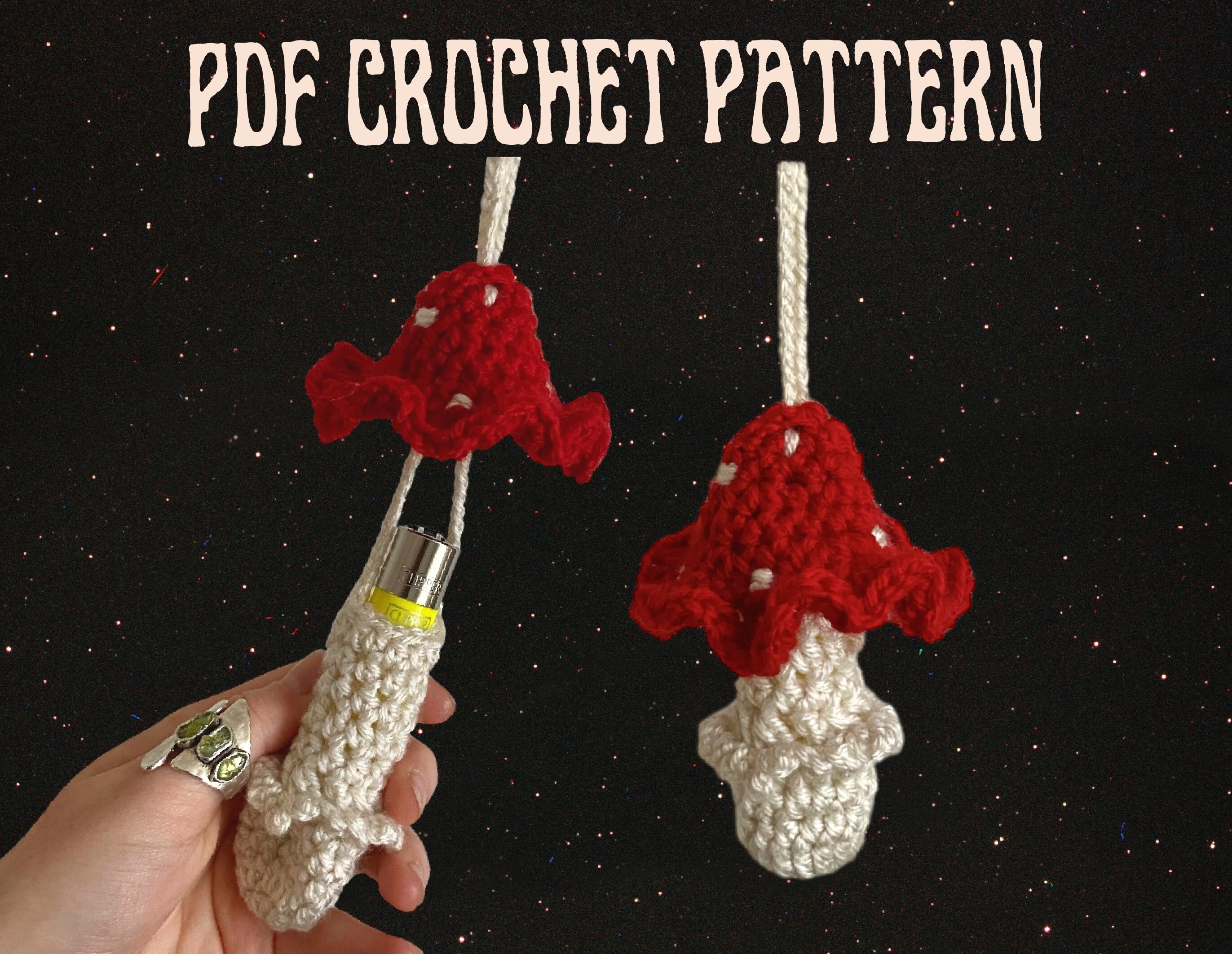 Mushroom Crochet DIY Kit 