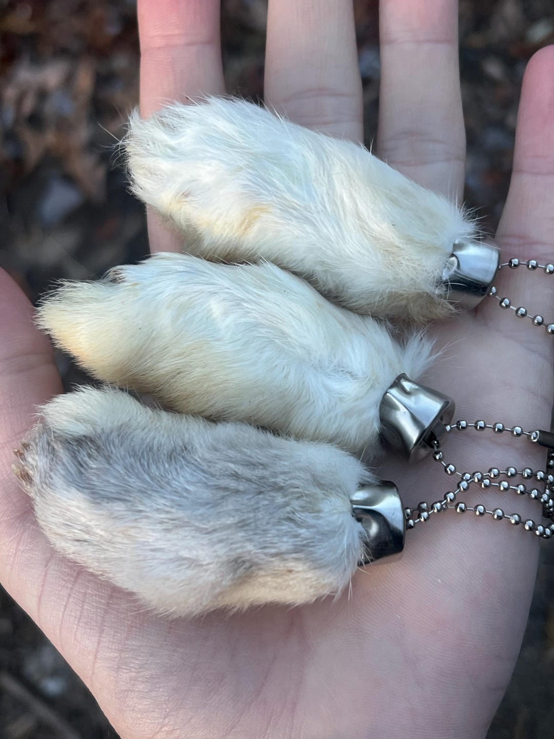 Small Rabbit Foot Keychain Lucky Rabbits Foot Keychain - Etsy