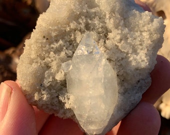 Apophyllite crystal