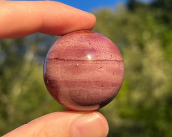 Lilac Mookite Jasper Sphere