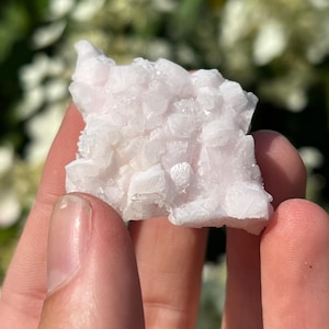 Fluorescent Pink Manganoan Calcite – Krushev Dol Mine, Madan Bulgaria