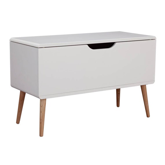 toy chest white wood