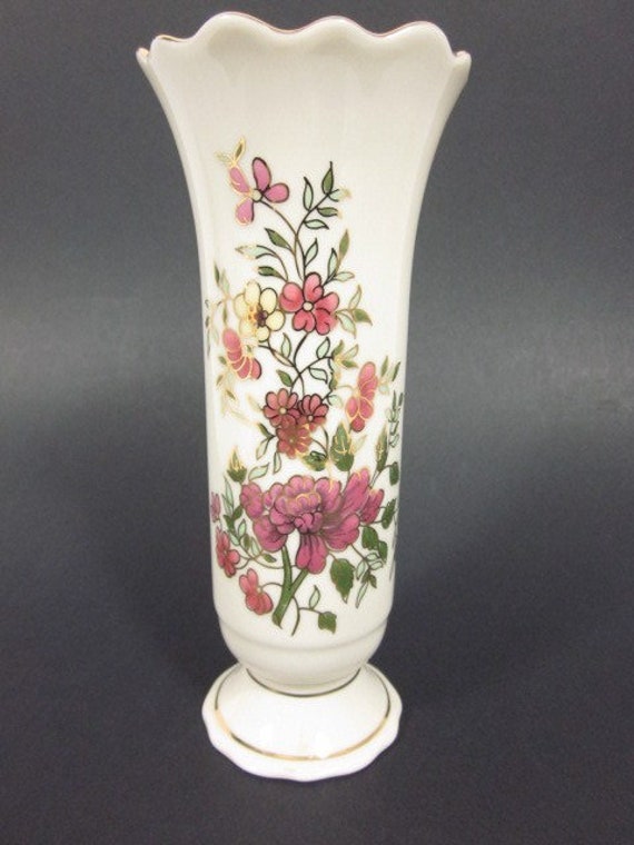 Zsolnay Hungary Porcelain Vase Handpainted Affordable Luxury Etsy