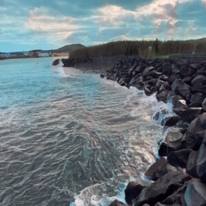 Rocky Beach Artwork - Custom Artwork with photography