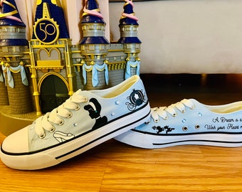 Disney Cinderella Inspired Sneakers FREE SHIPPING!