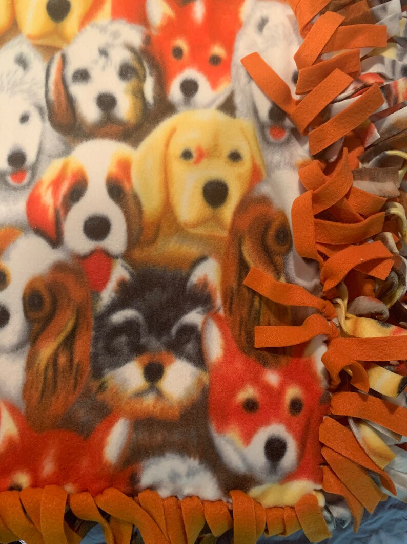 Dog Fleece TieBlanket Etsy