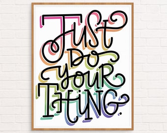 Just do it quote | Etsy