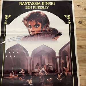 1985 Harén. Póster original de una hoja de película. Póster de película turca de culto de los años 80. Cartel de época. Cartel retro. Obra de arte. Arte cinematográfico.
