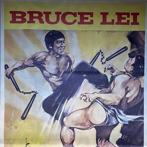 1976 Bruce Lei artes marciales Vintage cartel de película original